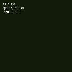 #111D0A - Pine Tree Color Image